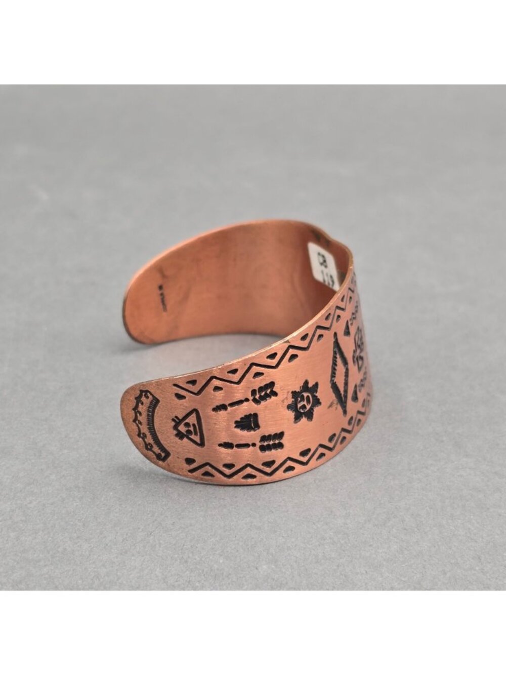 VTG Wheeler Copper Storyteller Cuff Bracelet 7" Fred Harvey Era Style Southwest - Picture 4 of 9